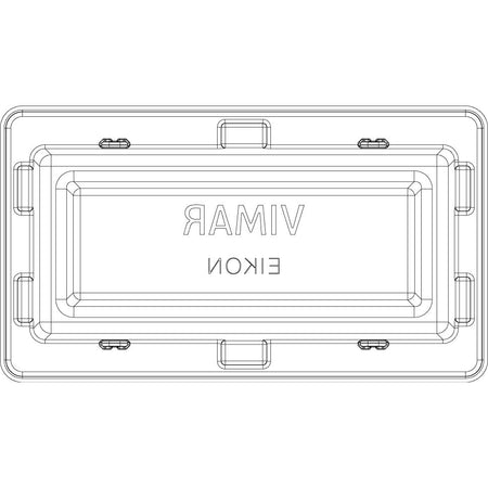 Vimar Eikon Mounting Frame and Protection Cover, 4-Module — Quality Boat Parts