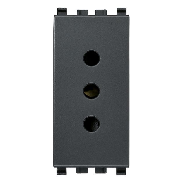 Vimar Eikon SICURY Socket Outlet, Italian Standard P11, 2P+E, 10A, 250V — Quality Boat Parts