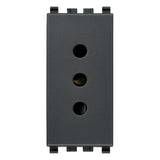 Vimar Eikon SICURY Socket Outlet, Italian Standard P11, 2P+E, 10A, 250V — Quality Boat Parts