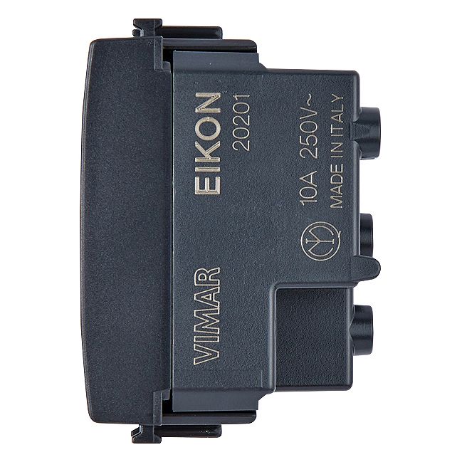 Vimar Eikon SICURY Socket Outlet, Italian Standard P11, 2P+E, 10A, 250V — Quality Boat Parts