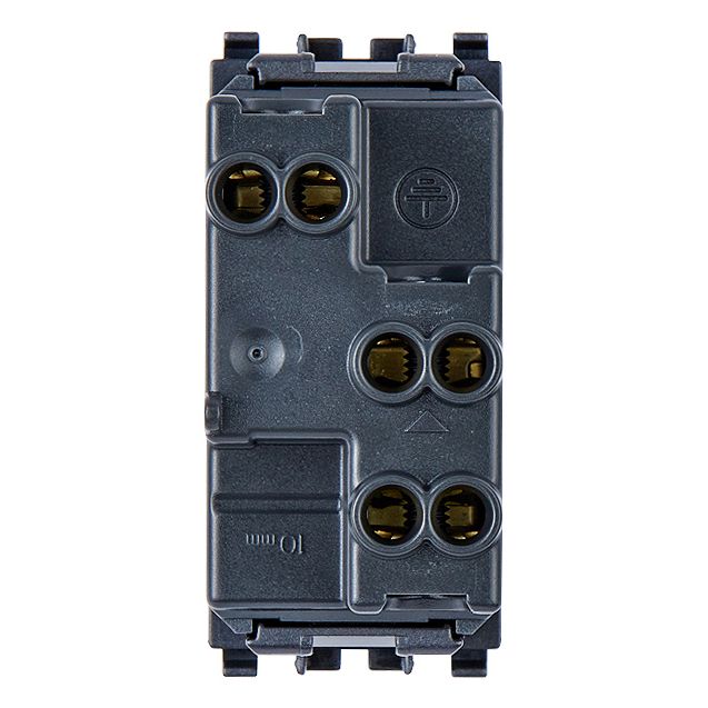 Vimar Eikon SICURY Socket Outlet, Italian Standard P11, 2P+E, 10A, 250V — Quality Boat Parts