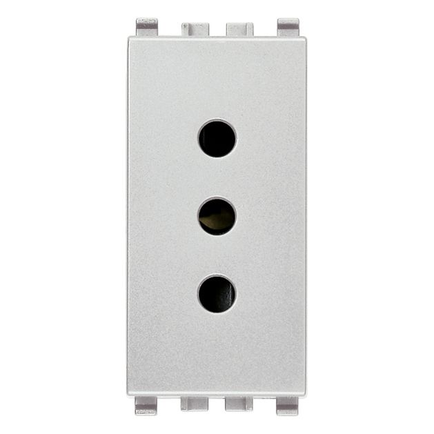 Vimar Eikon SICURY Socket Outlet, Italian Standard P11, 2P+E, 10A, 250V — Quality Boat Parts