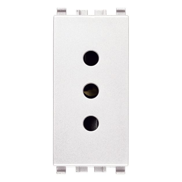 Vimar Eikon SICURY Socket Outlet, Italian Standard P11, 2P+E, 10A, 250V — Quality Boat Parts