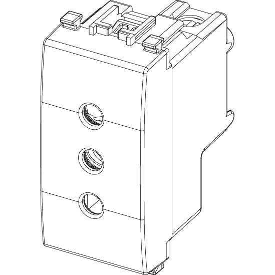 Vimar Eikon SICURY Socket Outlet, Italian Standard P11, 2P+E, 10A, 250V — Quality Boat Parts