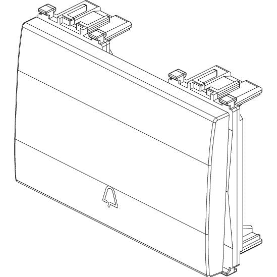 Vimar Eikon 3-Module Rocker Button, Interchangeable, Lightable, IP40 — Quality Boat Parts