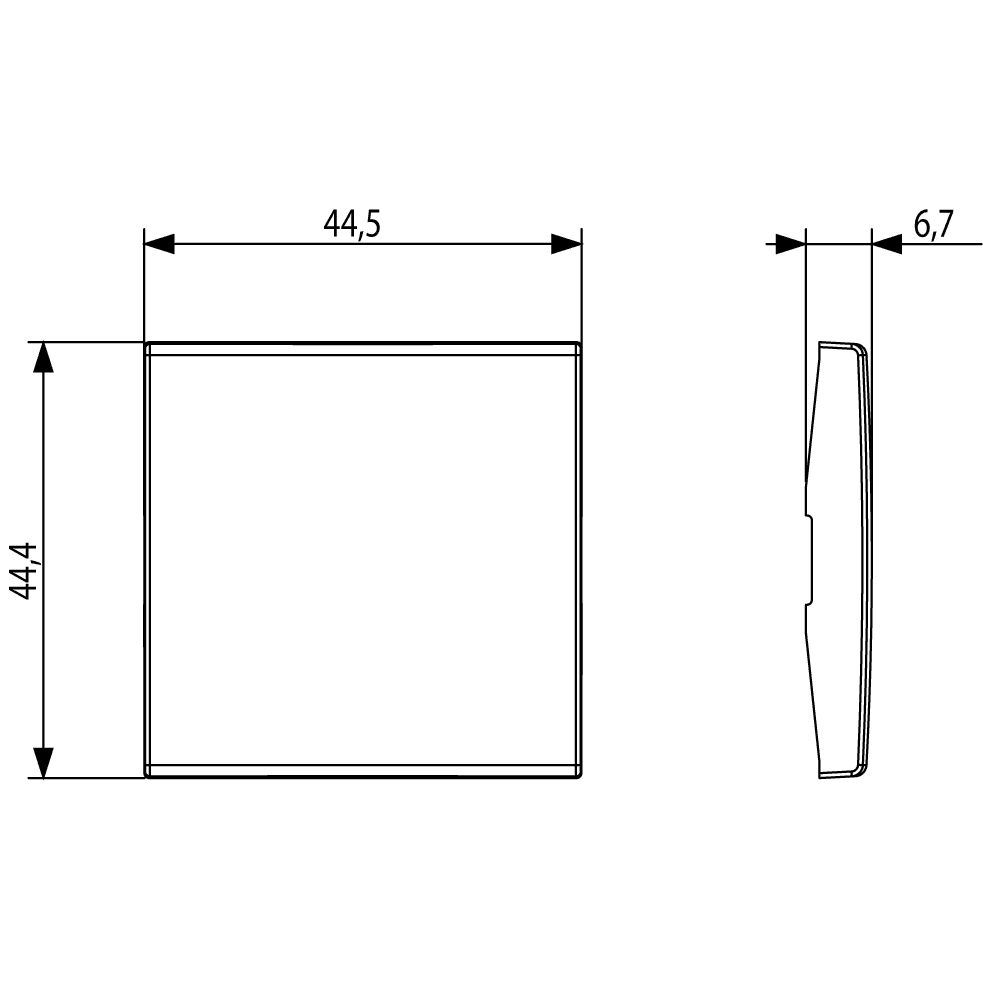 Vimar Arké Interchangeable Buttons for RF Switches, For EnOcean, Bluetooth and ZigBee RF Devices, IP40 — Quality Boat Parts