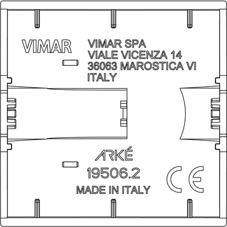 Vimar Arké Interchangeable Buttons for RF Switches, For EnOcean, Bluetooth and ZigBee RF Devices, IP40 — Quality Boat Parts