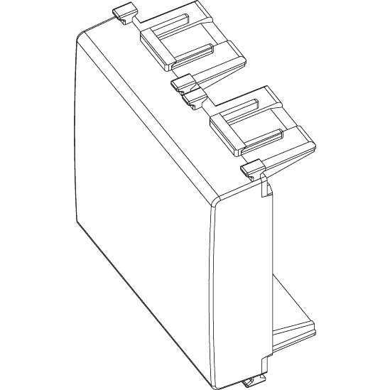 Vimar PLANA 2M Blank Module, Built-In, Claw Mount, Halogen-Free — Quality Boat Parts