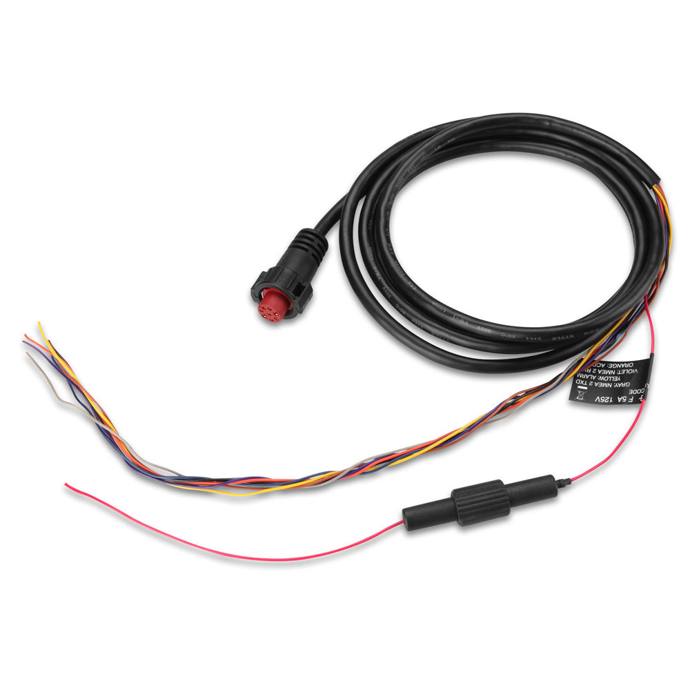 Garmin - Power Cable - 8-Pin, for echoMAP Series & GPSMAP Series — Quality Boat Parts