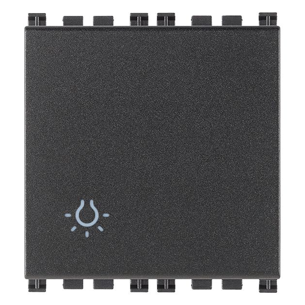 Vimar Arké Push Button, 1P NO, 10A 250V~, Lightable, IP40 — Quality Boat Parts