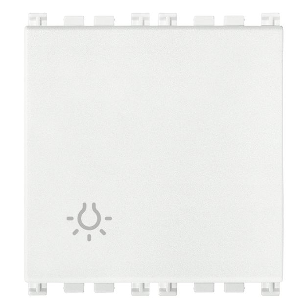 Vimar Arké Push Button, 1P NO, 10A 250V~, Lightable, IP40 — Quality Boat Parts
