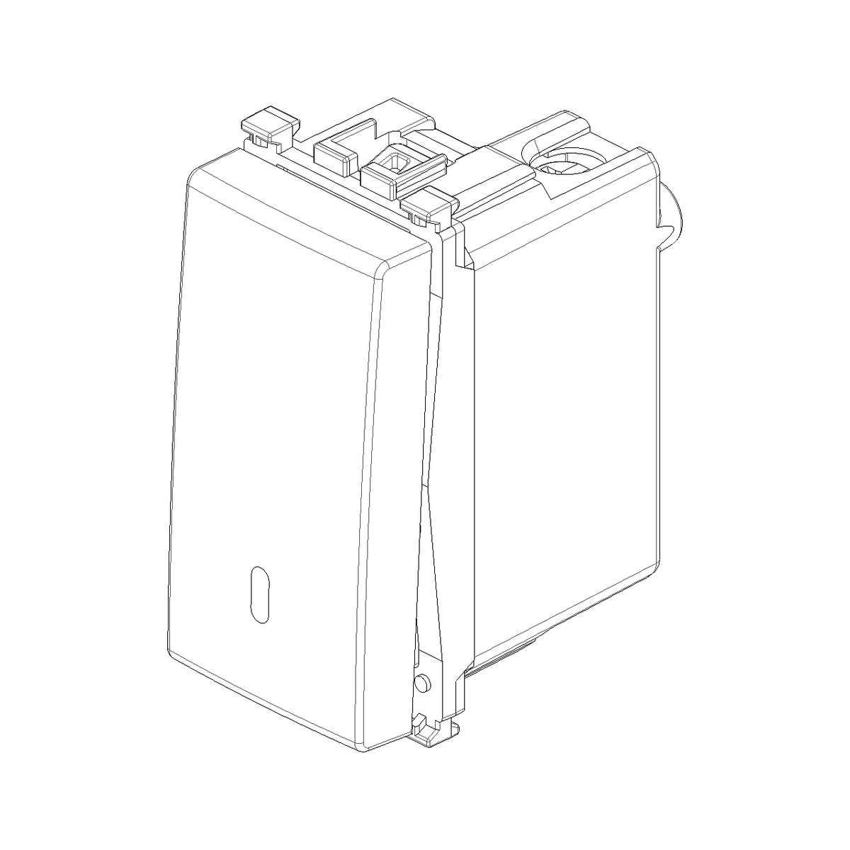 Vimar Arké Push Button, 1P NO, 10A 250V~, Lightable, IP40 — Quality Boat Parts