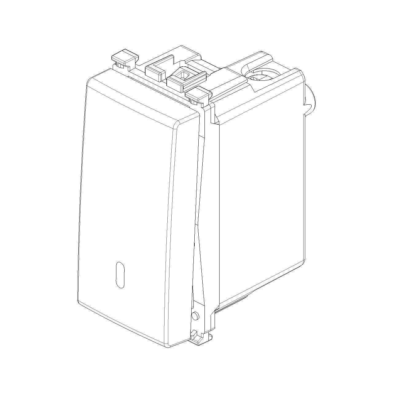 Vimar Arké Push Button, 1P NO, 10A 250V~, Lightable, IP40 — Quality Boat Parts