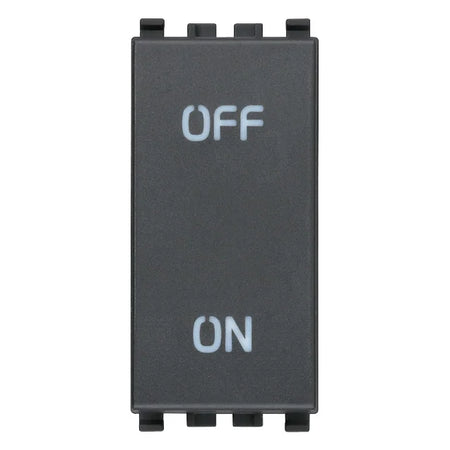 Vimar Eikon 2P 1-Way Switch, 20AX, 250V, IP40, Lightable — Quality Boat Parts