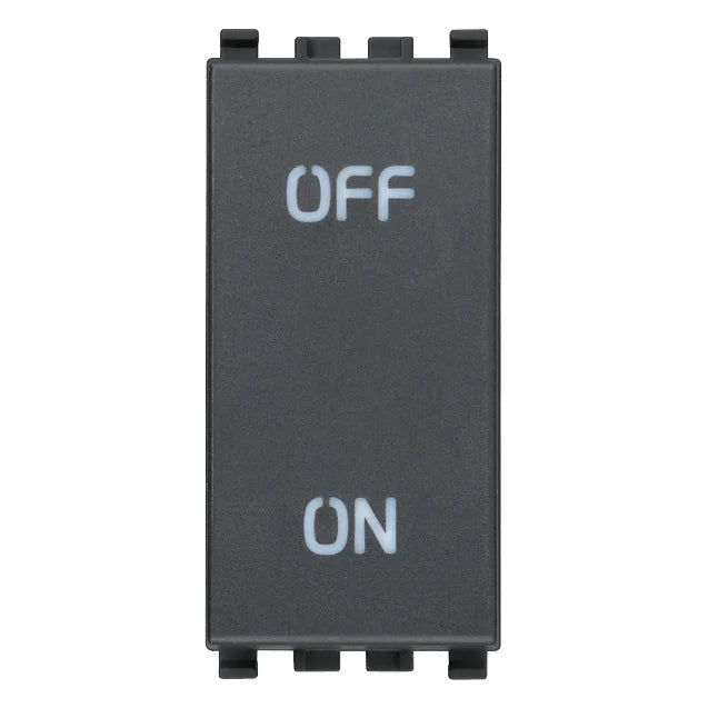Vimar Eikon 2P 1-Way Switch, 20AX, 250V, IP40, Lightable — Quality Boat Parts