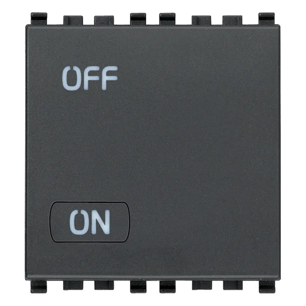 Vimar Eikon 2P 1-Way Switch, 20AX, 250V, IP40, Lightable — Quality Boat Parts