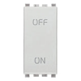 Vimar Eikon 2P 1-Way Switch, 20AX, 250V, IP40, Lightable — Quality Boat Parts