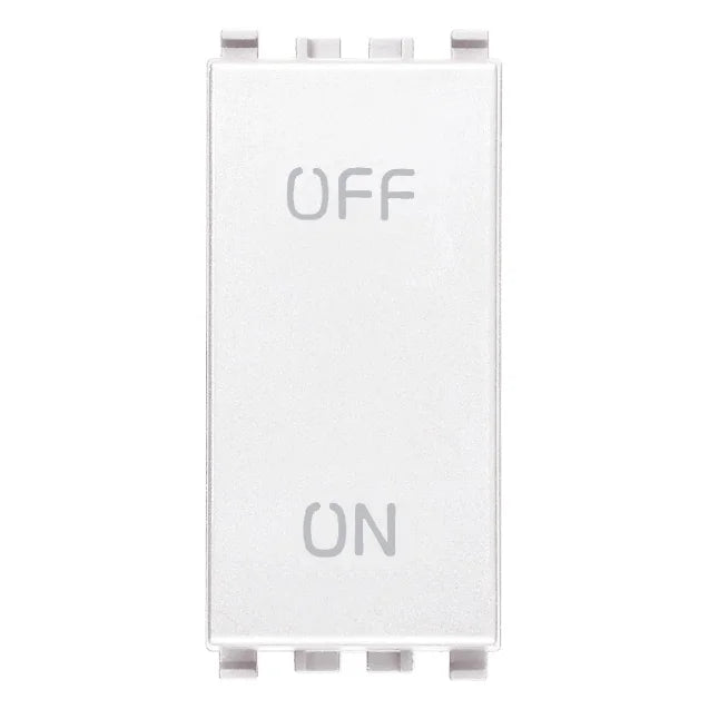 Vimar Eikon 2P 1-Way Switch, 20AX, 250V, IP40, Lightable — Quality Boat Parts