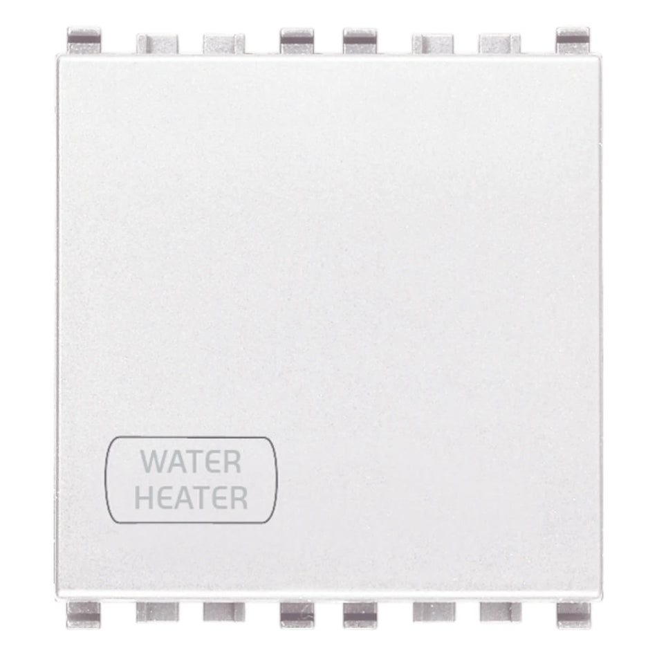 Vimar Eikon 2P 1-Way Switch, 20AX, 250V, IP40, Lightable — Quality Boat Parts