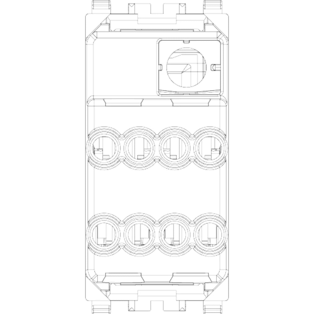 Vimar Eikon 2P 1-Way Switch, 20AX, 250V, IP40, Lightable — Quality Boat Parts