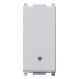 Vimar Plana 1P 16AX 2-Way Switch, 250V, IP40, Optional LED Lighting — Quality Boat Parts