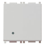 Vimar Plana 1P 16AX 2-Way Switch, 250V, IP40, Optional LED Lighting — Quality Boat Parts