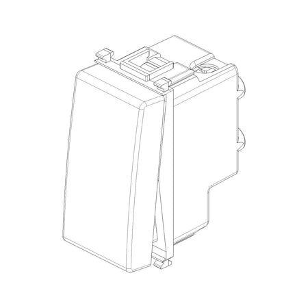 Vimar Plana 1P 16AX 2-Way Switch, 250V, IP40, Optional LED Lighting — Quality Boat Parts