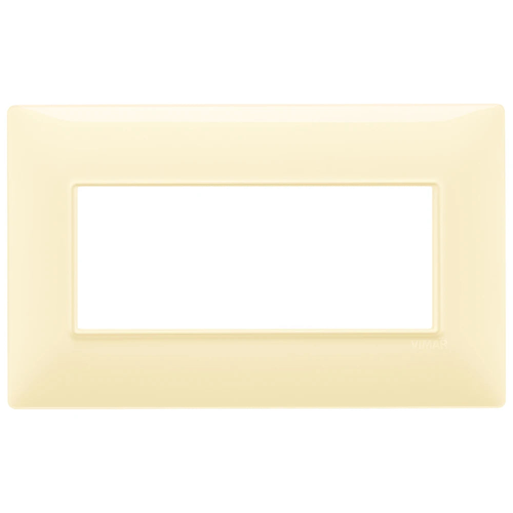 Vimar Plana 5-Module British Standard Cover Plate, 155 x 95 x 9 mm, Clamp Mounting, Horizontal/Vertical Mount, IP00 — Quality Boat Parts