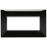 Vimar Plana 5-Module British Standard Cover Plate, 155 x 95 x 9 mm, Clamp Mounting, Horizontal/Vertical Mount, IP00 — Quality Boat Parts