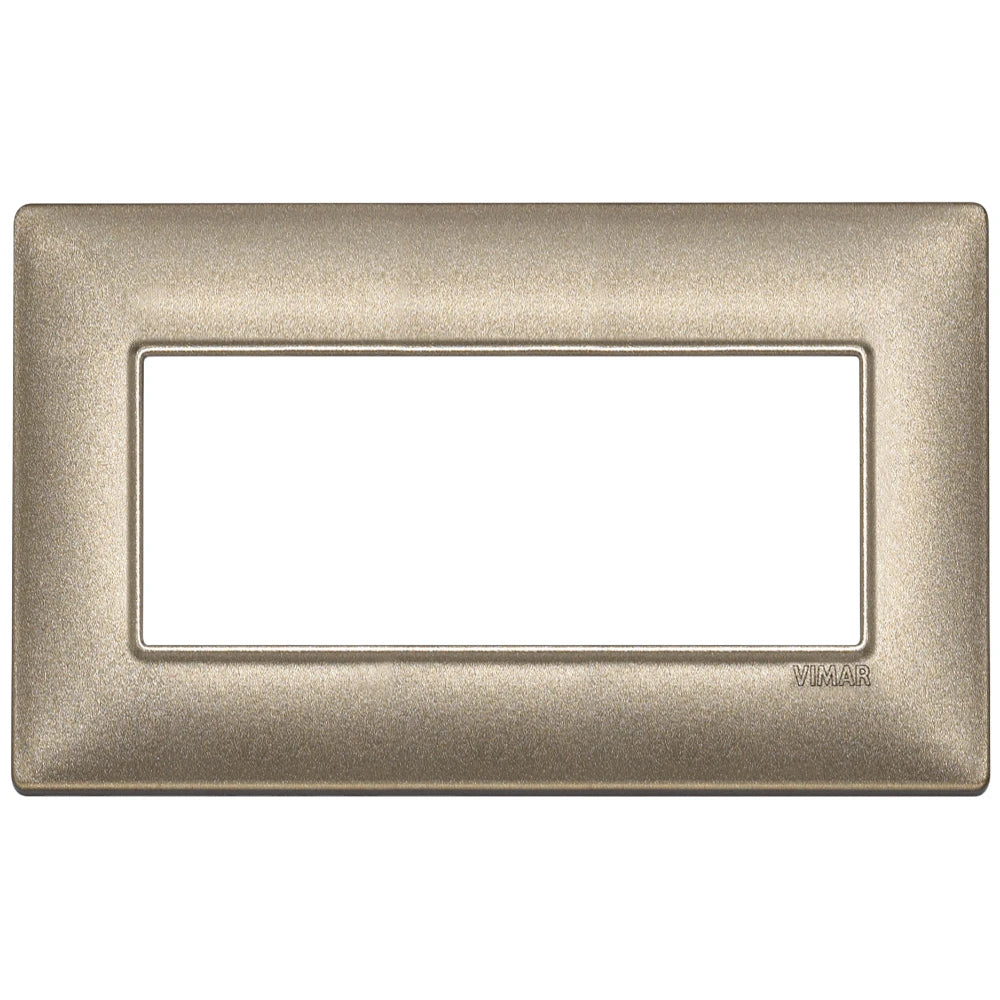 Vimar Plana 5-Module British Standard Cover Plate, 155 x 95 x 9 mm, Clamp Mounting, Horizontal/Vertical Mount, IP00 — Quality Boat Parts