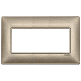 Vimar Plana 5-Module British Standard Cover Plate, 155 x 95 x 9 mm, Clamp Mounting, Horizontal/Vertical Mount, IP00 — Quality Boat Parts