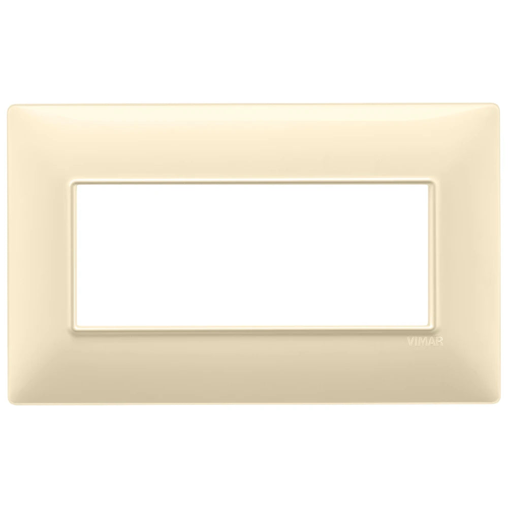 Vimar Plana 5-Module British Standard Cover Plate, 155 x 95 x 9 mm, Clamp Mounting, Horizontal/Vertical Mount, IP00 — Quality Boat Parts