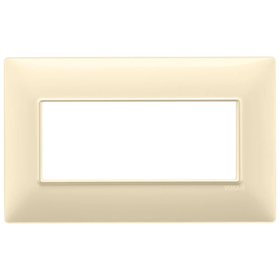 Vimar Plana 5-Module British Standard Cover Plate, 155 x 95 x 9 mm, Clamp Mounting, Horizontal/Vertical Mount, IP00 — Quality Boat Parts