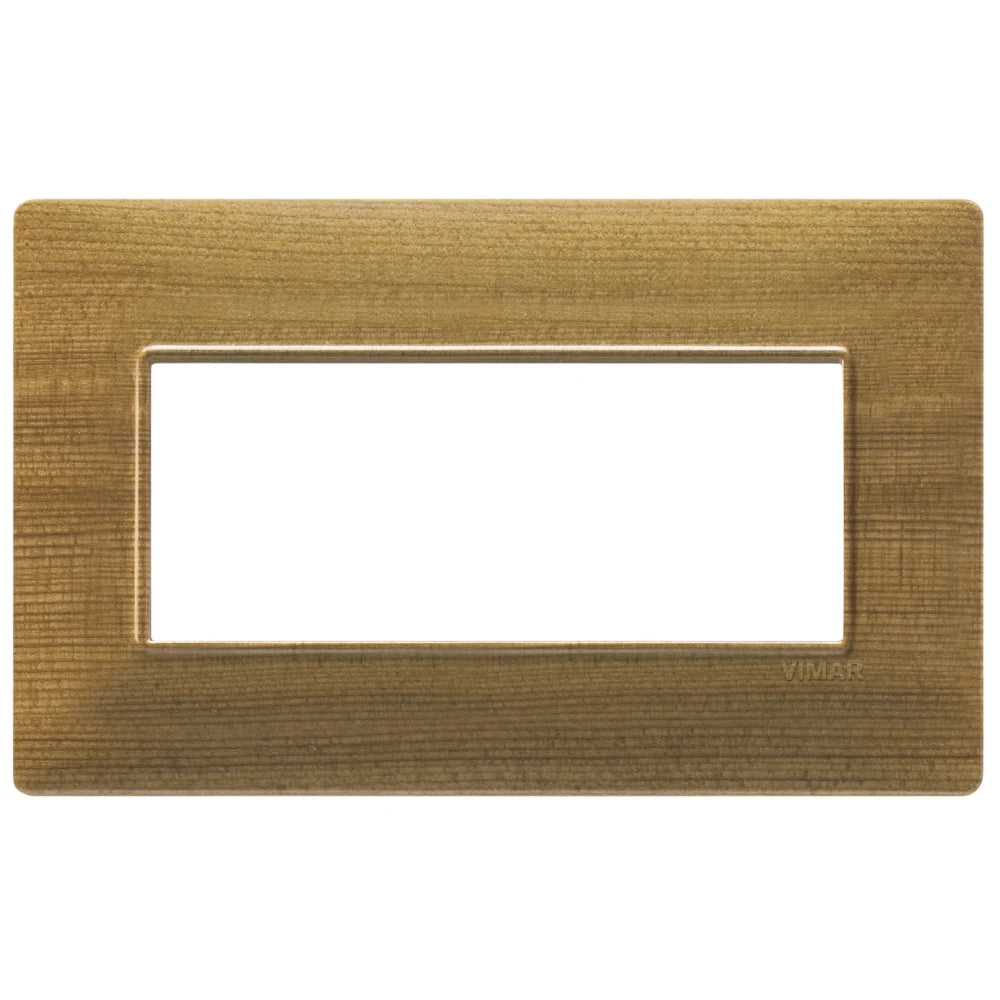 Vimar Plana 5-Module British Standard Cover Plate, 155 x 95 x 9 mm, Clamp Mounting, Horizontal/Vertical Mount, IP00 — Quality Boat Parts