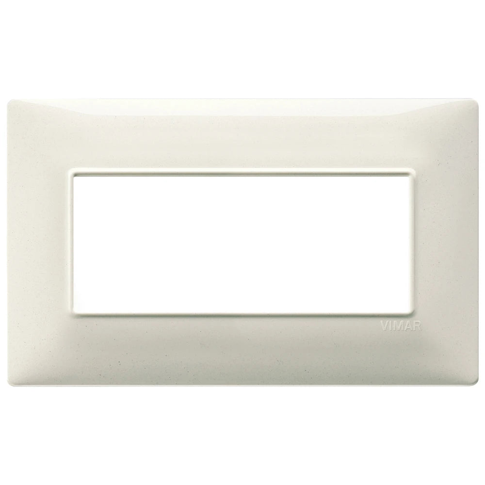 Vimar Plana 5-Module British Standard Cover Plate, 155 x 95 x 9 mm, Clamp Mounting, Horizontal/Vertical Mount, IP00 — Quality Boat Parts