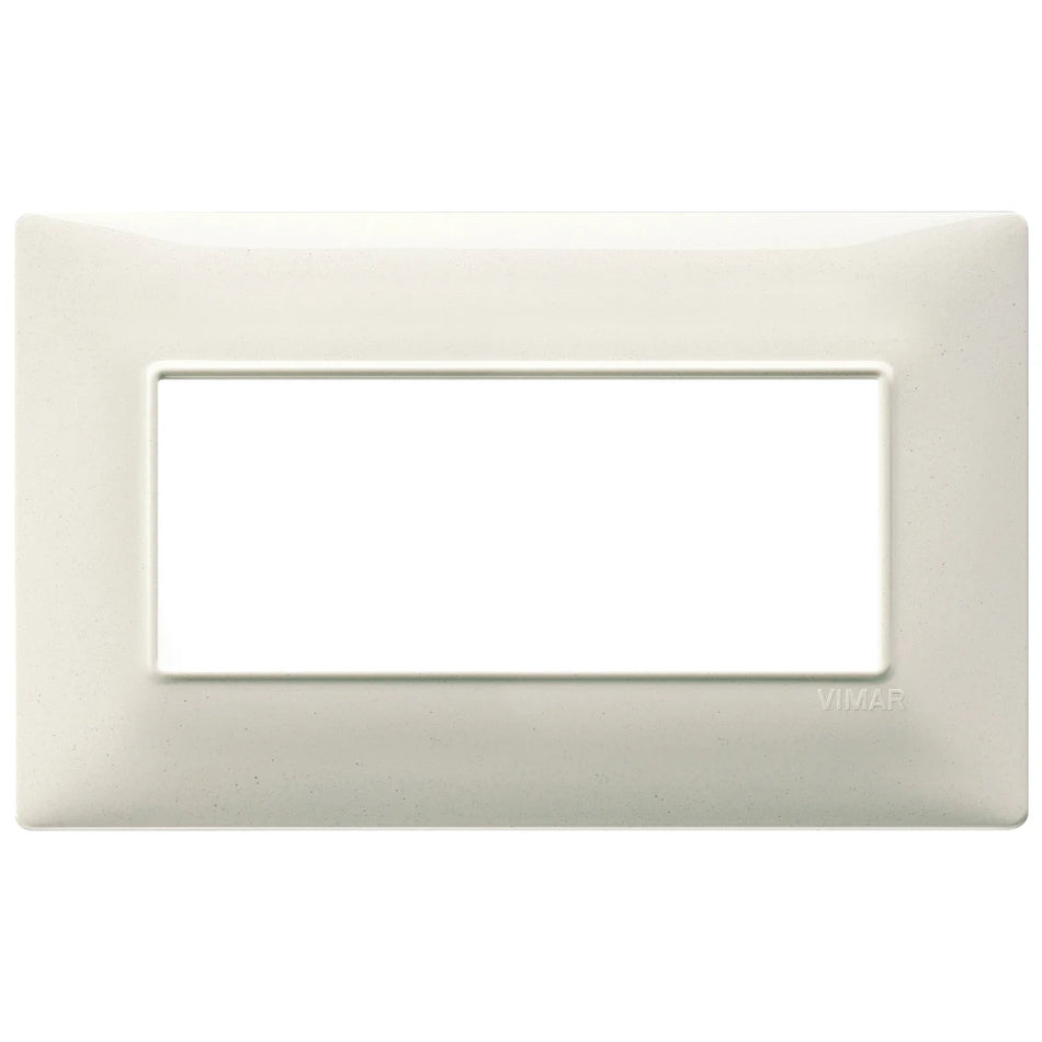 Vimar Plana 5-Module British Standard Cover Plate, 155 x 95 x 9 mm, Clamp Mounting, Horizontal/Vertical Mount, IP00 — Quality Boat Parts