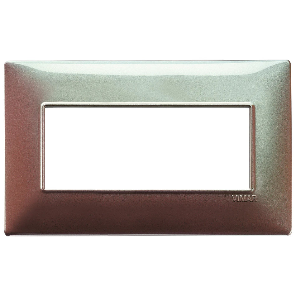 Vimar Plana 5-Module British Standard Cover Plate, 155 x 95 x 9 mm, Clamp Mounting, Horizontal/Vertical Mount, IP00 — Quality Boat Parts