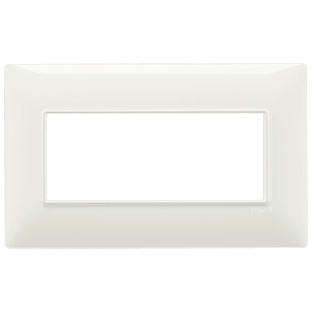 Vimar Plana 5-Module British Standard Cover Plate, 155 x 95 x 9 mm, Clamp Mounting, Horizontal/Vertical Mount, IP00 — Quality Boat Parts