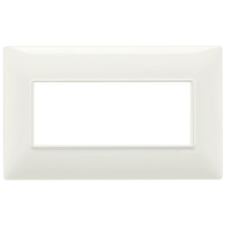 Vimar Plana 5-Module British Standard Cover Plate, 155 x 95 x 9 mm, Clamp Mounting, Horizontal/Vertical Mount, IP00 — Quality Boat Parts
