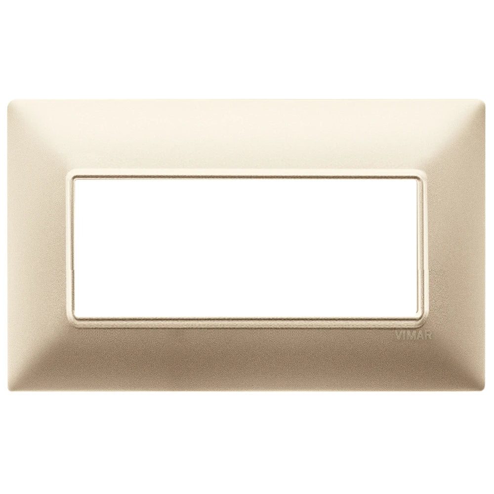 Vimar Plana 5-Module British Standard Cover Plate, 155 x 95 x 9 mm, Clamp Mounting, Horizontal/Vertical Mount, IP00 — Quality Boat Parts