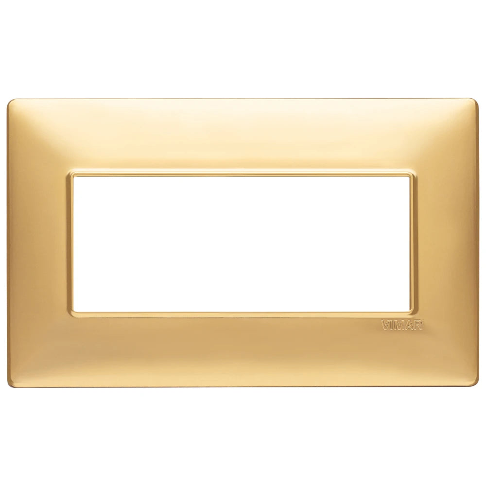 Vimar Plana 5-Module British Standard Cover Plate, 155 x 95 x 9 mm, Clamp Mounting, Horizontal/Vertical Mount, IP00 — Quality Boat Parts