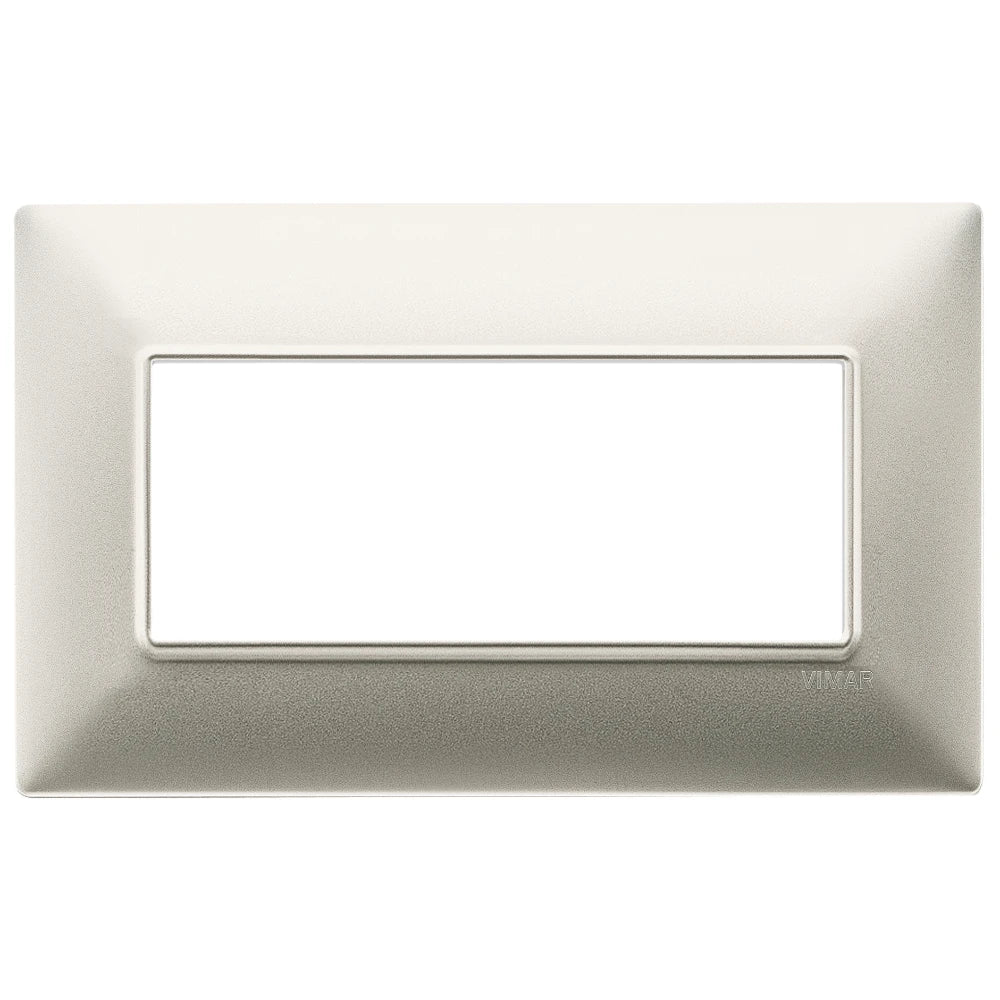 Vimar Plana 5-Module British Standard Cover Plate, 155 x 95 x 9 mm, Clamp Mounting, Horizontal/Vertical Mount, IP00 — Quality Boat Parts