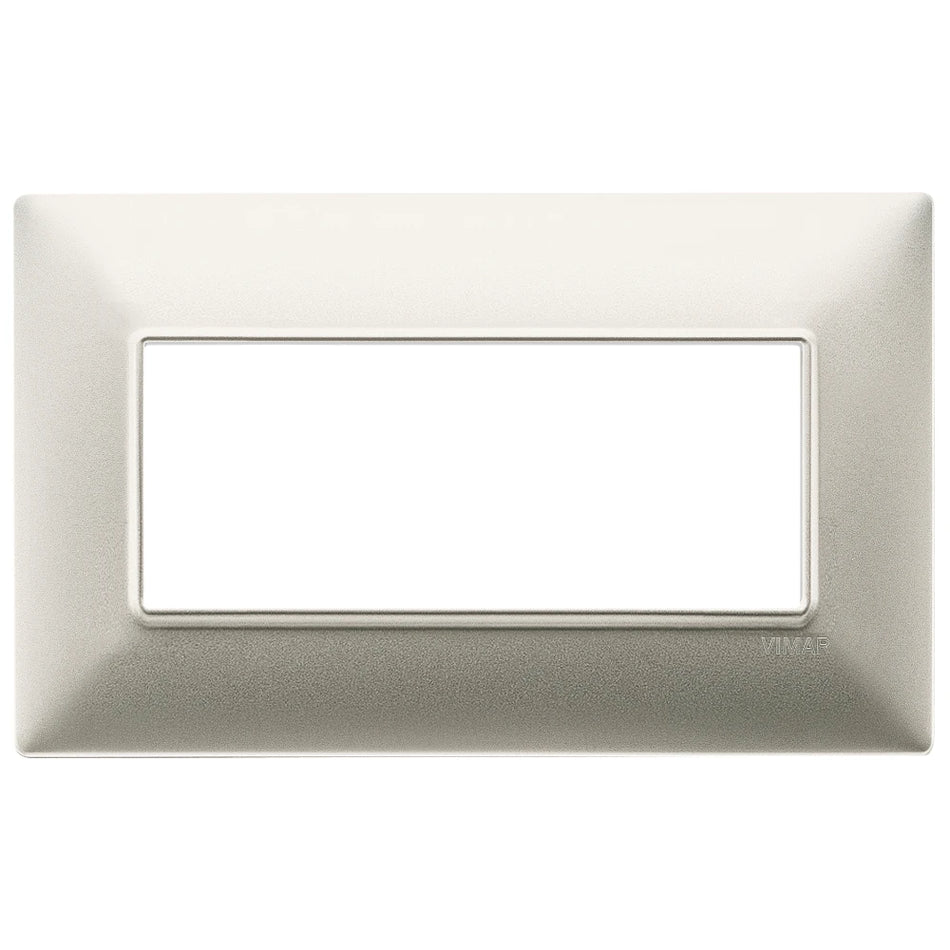 Vimar Plana 5-Module British Standard Cover Plate, 155 x 95 x 9 mm, Clamp Mounting, Horizontal/Vertical Mount, IP00 — Quality Boat Parts