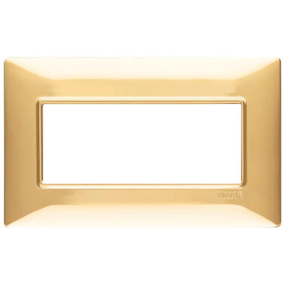 Vimar Plana 5-Module British Standard Cover Plate, 155 x 95 x 9 mm, Clamp Mounting, Horizontal/Vertical Mount, IP00 — Quality Boat Parts