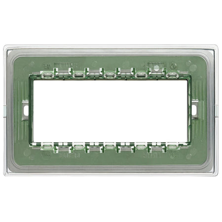 Vimar Plana 5-Module British Standard Cover Plate, 155 x 95 x 9 mm, Clamp Mounting, Horizontal/Vertical Mount, IP00 — Quality Boat Parts