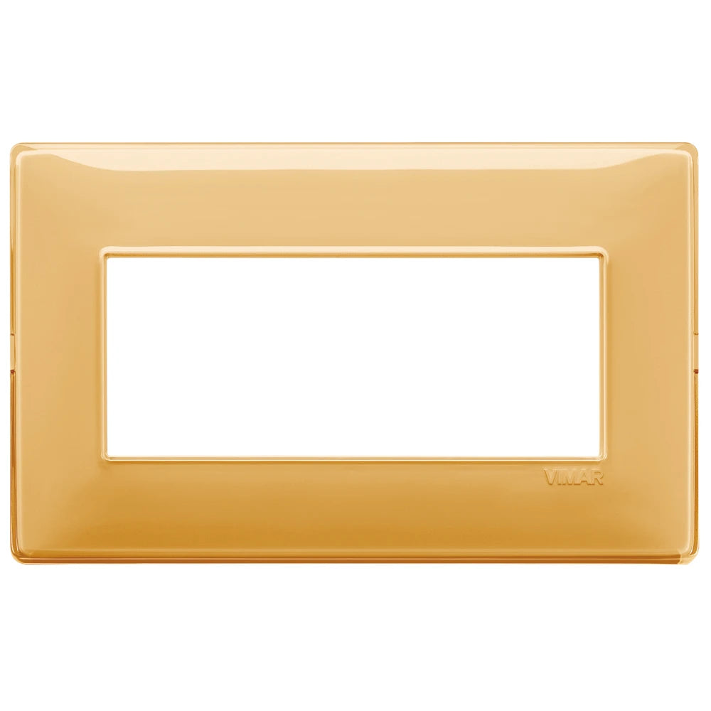 Vimar Plana 5-Module British Standard Cover Plate, 155 x 95 x 9 mm, Clamp Mounting, Horizontal/Vertical Mount, IP00 — Quality Boat Parts