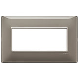 Vimar Plana 5-Module British Standard Cover Plate, 155 x 95 x 9 mm, Clamp Mounting, Horizontal/Vertical Mount, IP00 — Quality Boat Parts