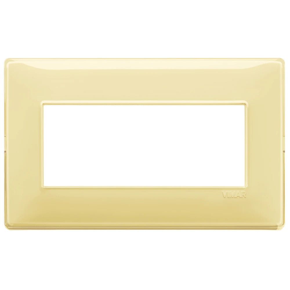 Vimar Plana 5-Module British Standard Cover Plate, 155 x 95 x 9 mm, Clamp Mounting, Horizontal/Vertical Mount, IP00 — Quality Boat Parts