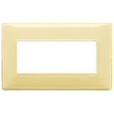 Vimar Plana 5-Module British Standard Cover Plate, 155 x 95 x 9 mm, Clamp Mounting, Horizontal/Vertical Mount, IP00 — Quality Boat Parts
