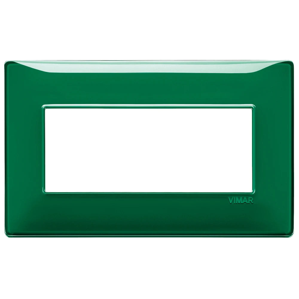 Vimar Plana 5-Module British Standard Cover Plate, 155 x 95 x 9 mm, Clamp Mounting, Horizontal/Vertical Mount, IP00 — Quality Boat Parts